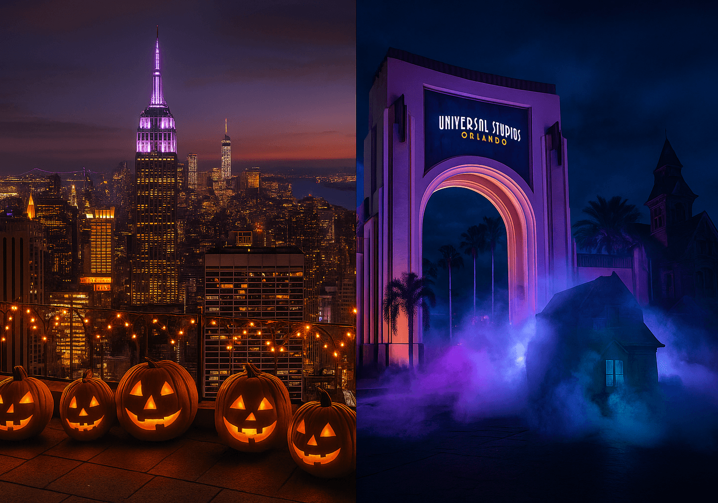 Big City vs Orlando Halloween getaways
