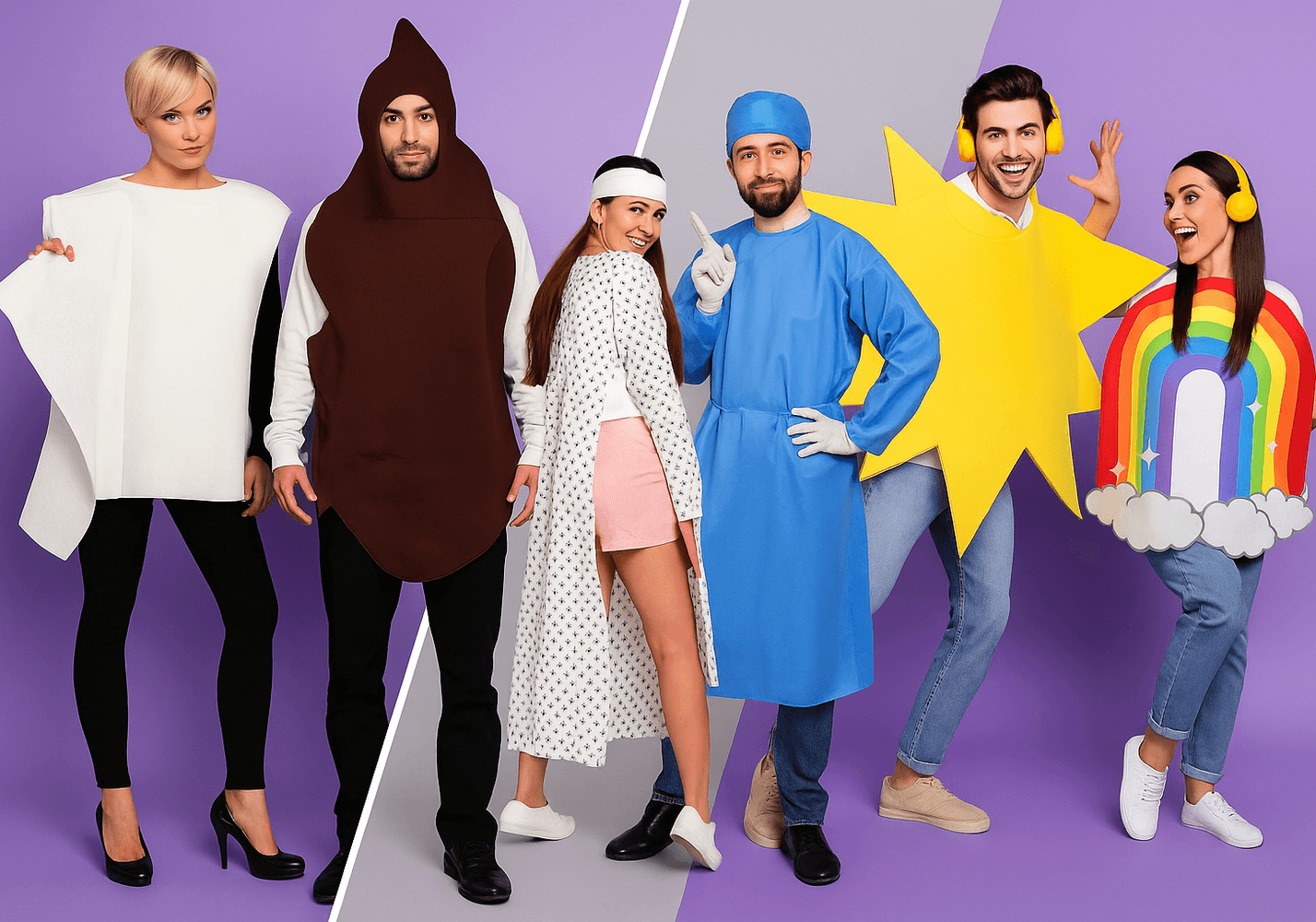 Ridiculous Halloween couples costumes 2025