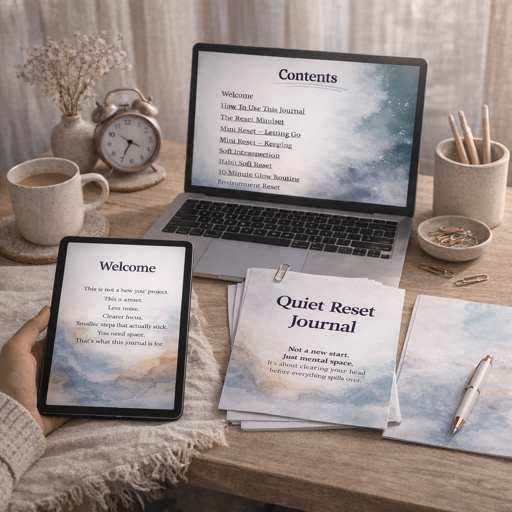 Mental Load Reset Guided Burnout Recovery Workbook PDF