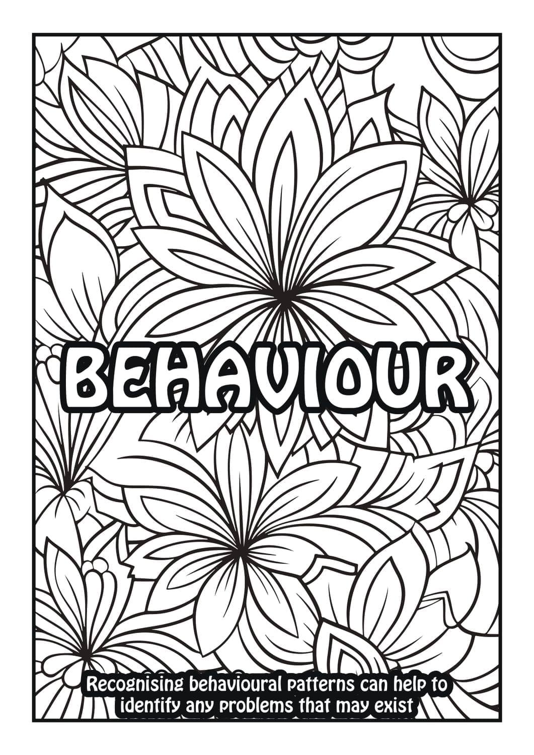 Mindfulness adult colouring book for anxiety and stress relief