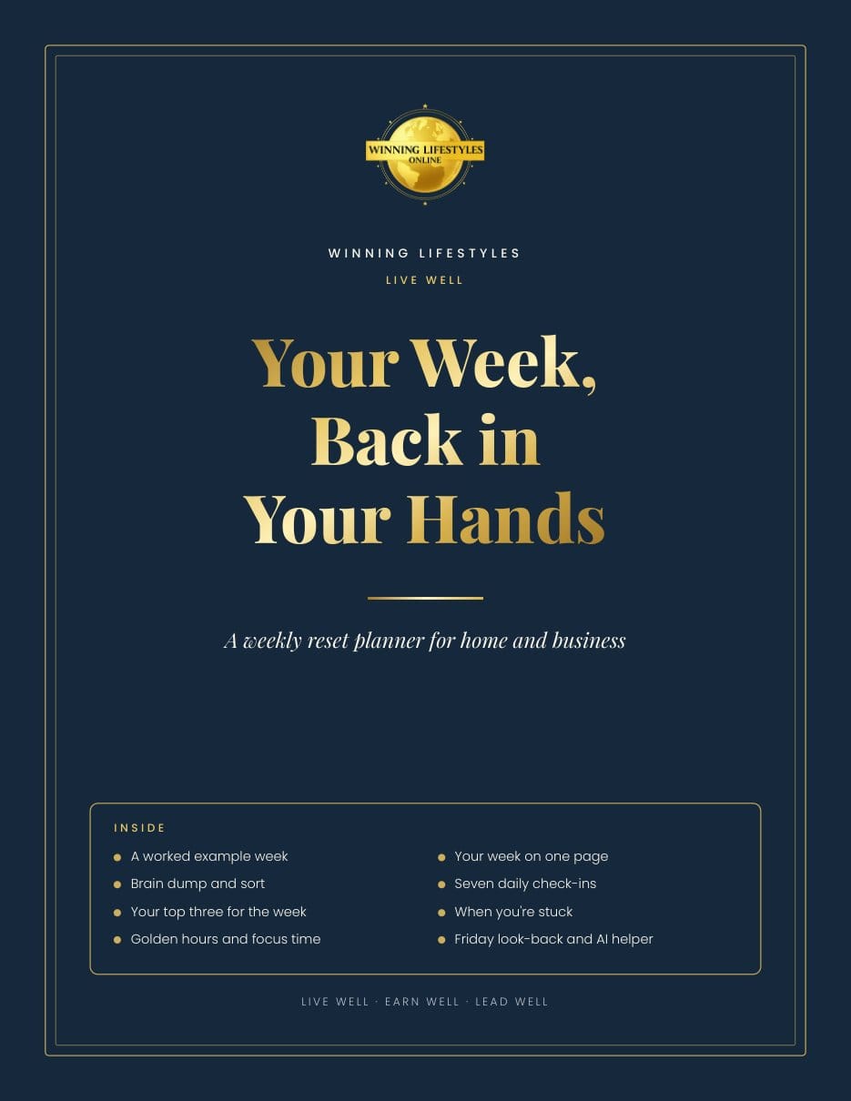 Your Week, Back in Your Hands cover