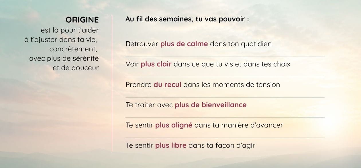 programme origine pour retrouver plus de calme de clarte et de douceur