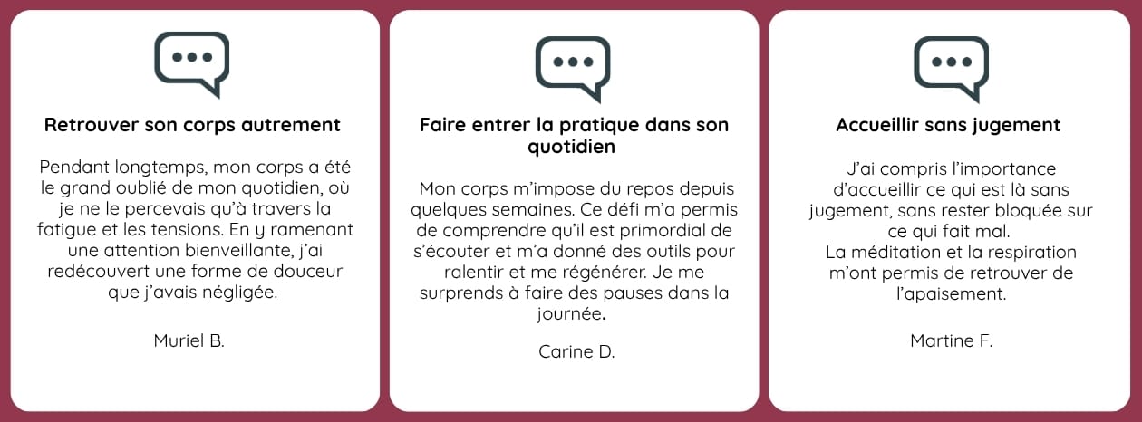 Avis et retours d’expérience des participants au défi
