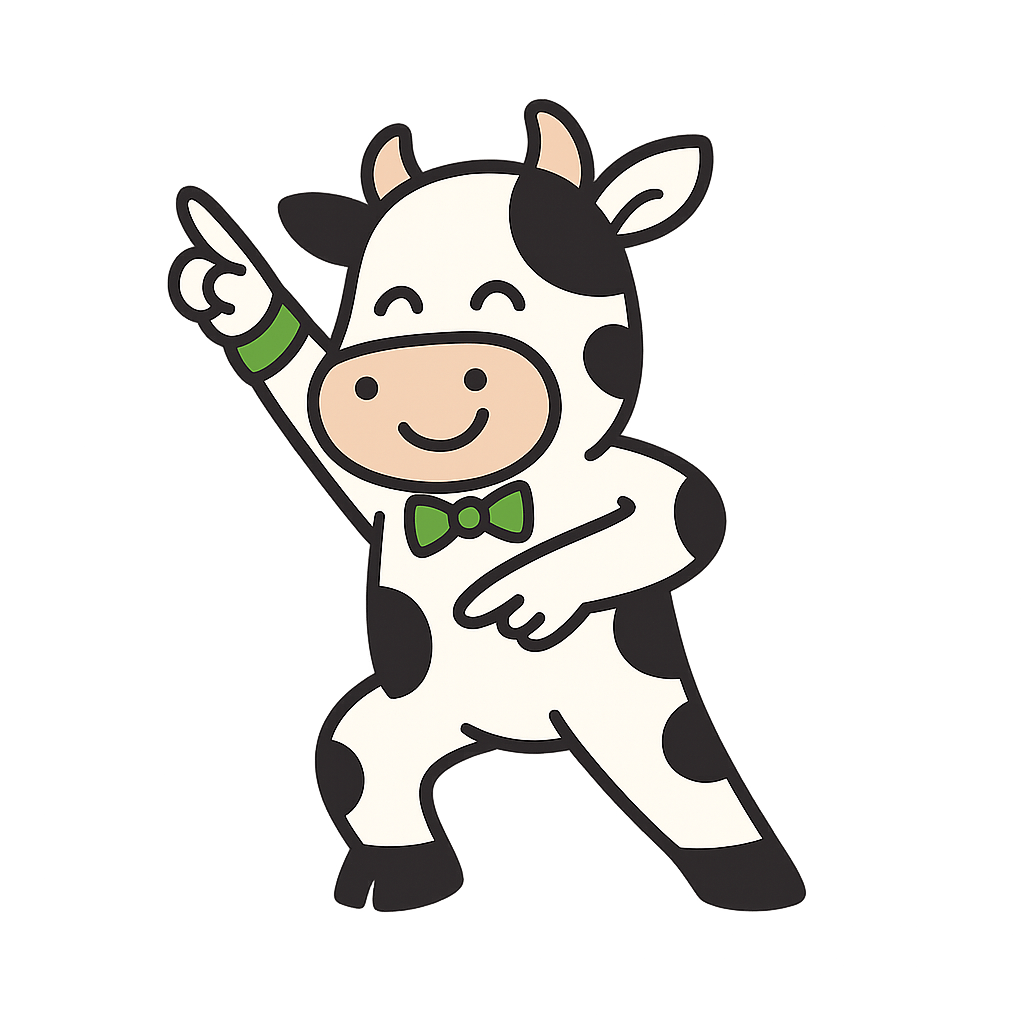 Dancing cow