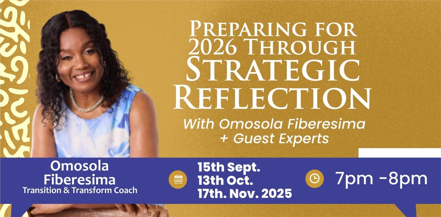 Preparing for 2026 through Strategic Reflection with Omosola Fiberesima and guest experts.