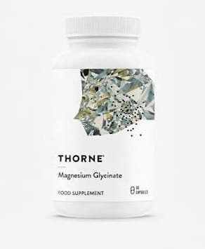 Supplements like Thorne Magnesium Glycinate can help to promote relaxation and sleep quality