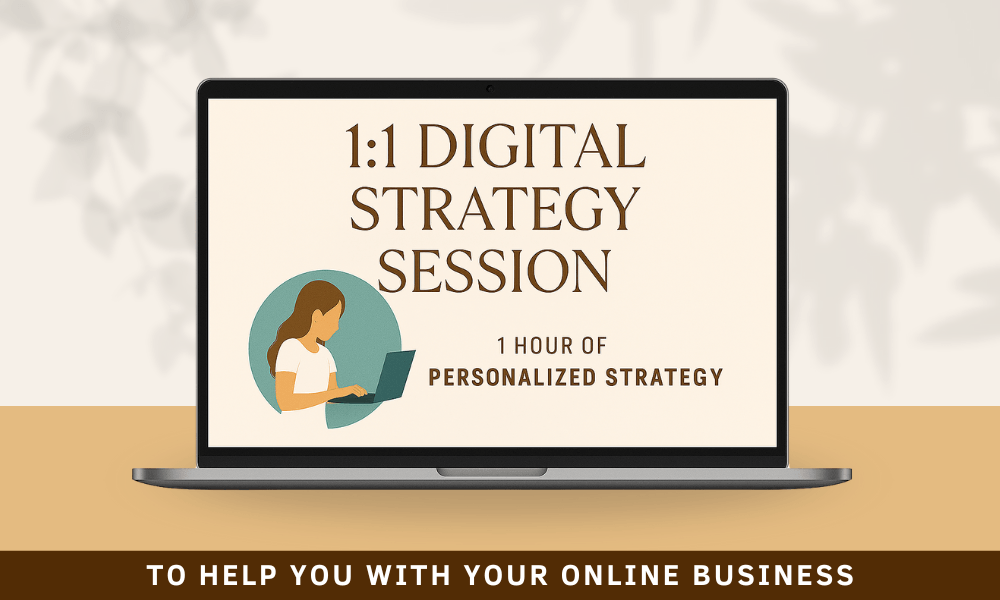 1:1 Digital Strategy Session