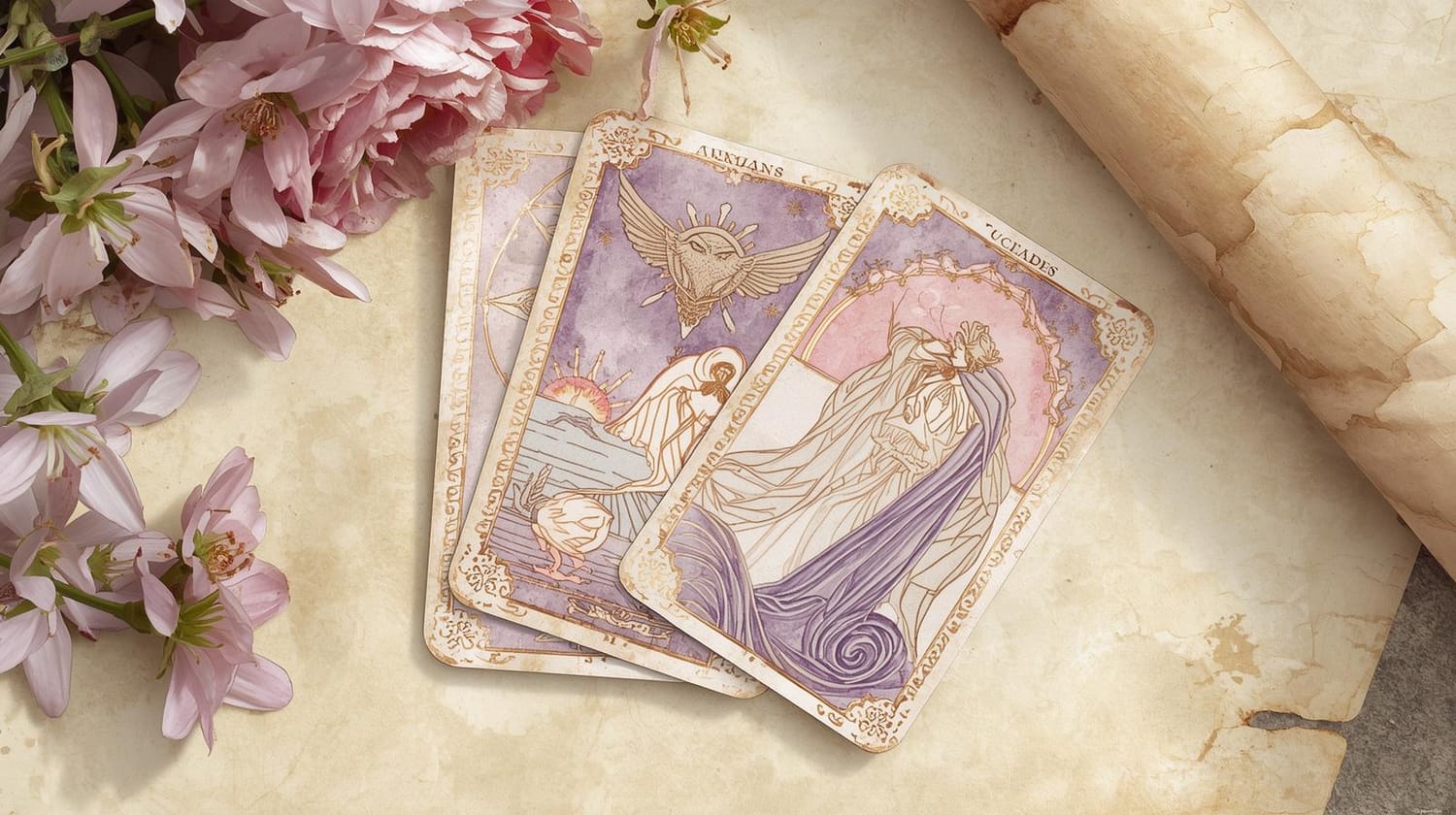 carte de tarot, rose, la grande bibliothèque du tarot