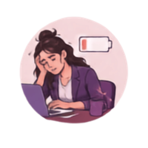 Salariée fatiguée au travail : prévention de l’épuisement professionnel en entreprise avec Nathalie Bouhours à Paris.