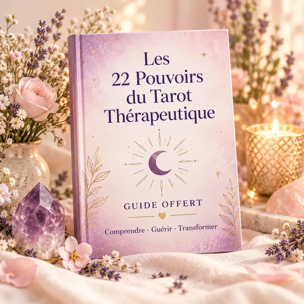 Guide offert Les 22 Pouvoirs du Tarot Thérapeutique dans l’univers Âme & Guérison pour Âme & Guérison âme et guérison Nathalie Bouhours.