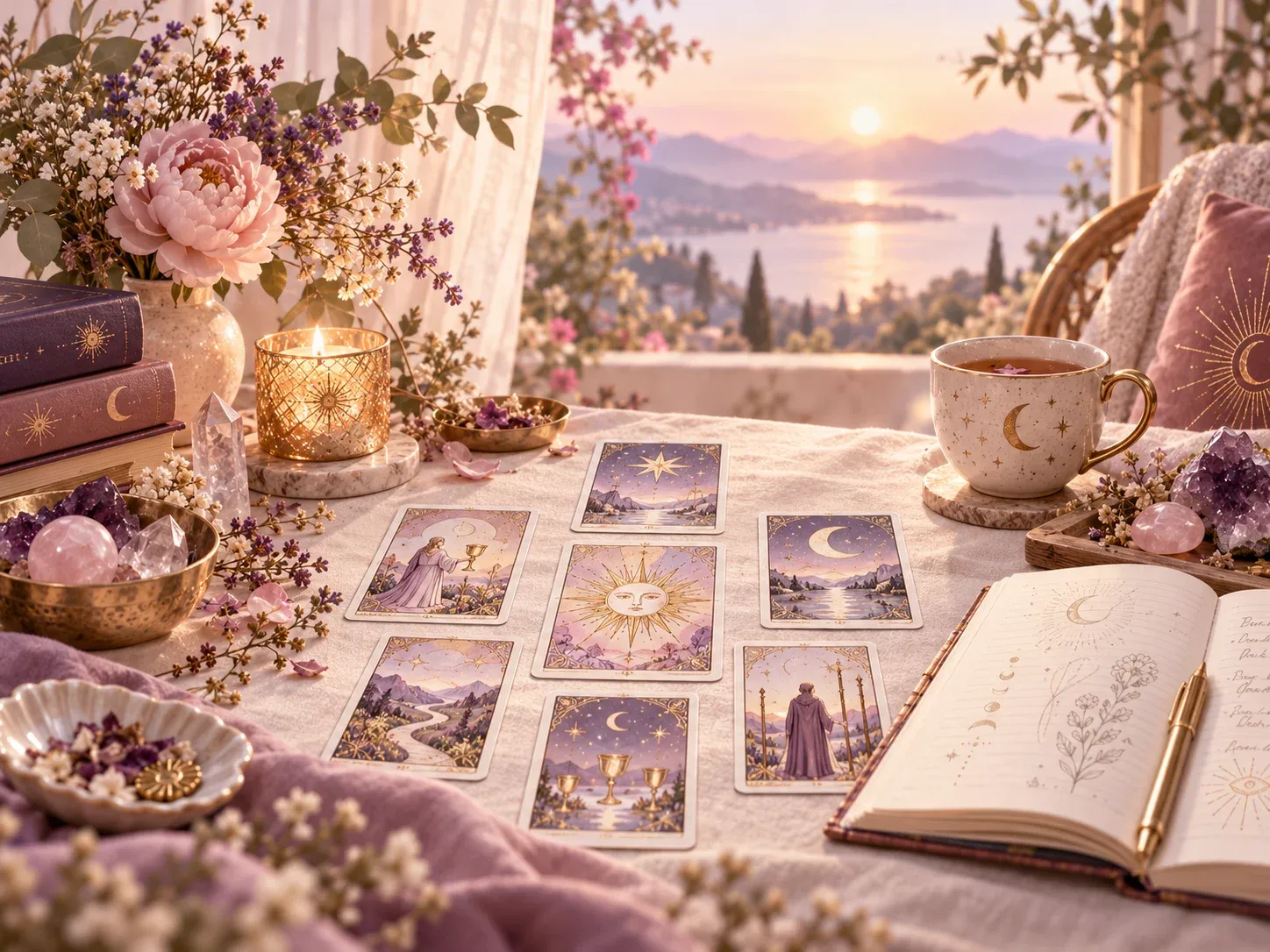 L’Appel du Tarot par Nathalie Bouhours – formation pour apprendre le tarot de voyance dans une ambiance chaleureuse et intuitive