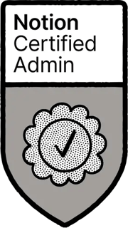 Certification Notion Certified Admin