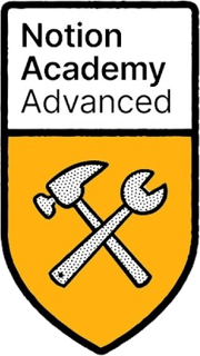 Badge Notion Academy Advanced