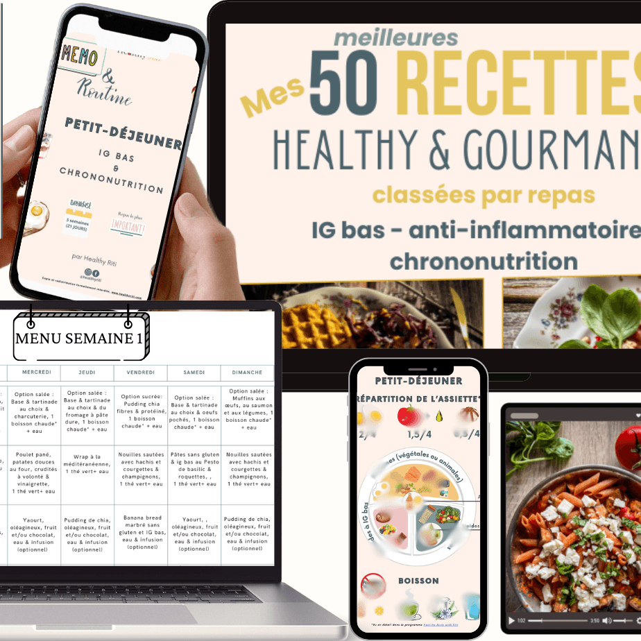 Pack complet MENUS & RECETTES Healthy