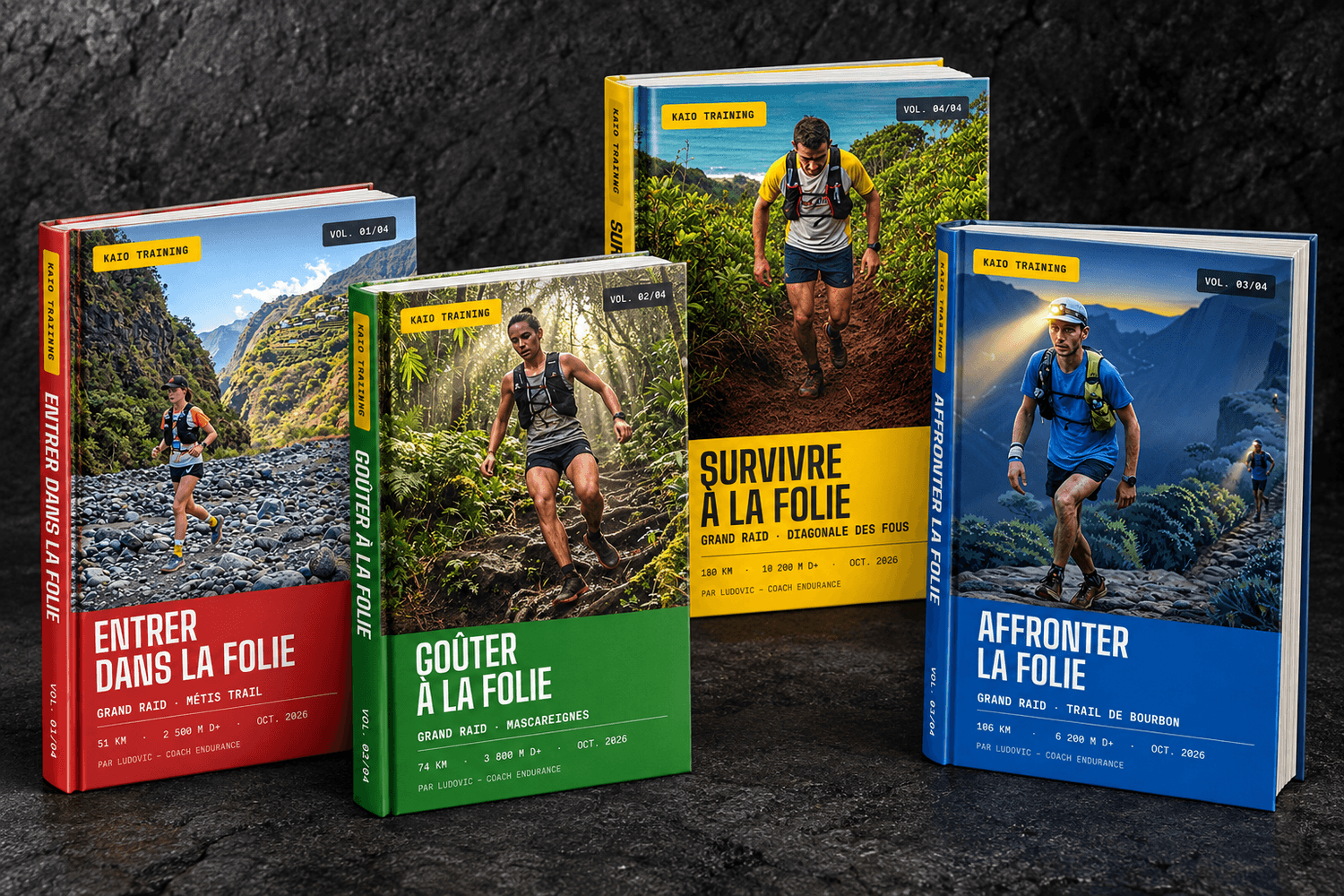 Collection complète KAIO TRAINING : les quatre guides Grand Raid 2026 réunis