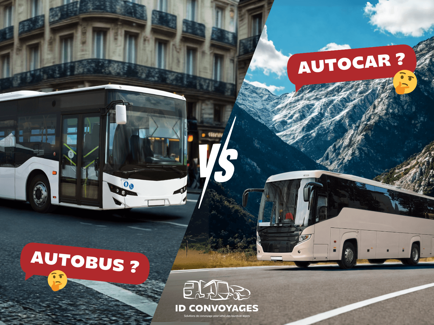 C’est quoi la différence entre un bus et un car