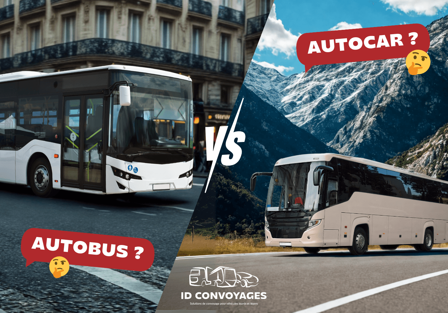 Différence bus et car