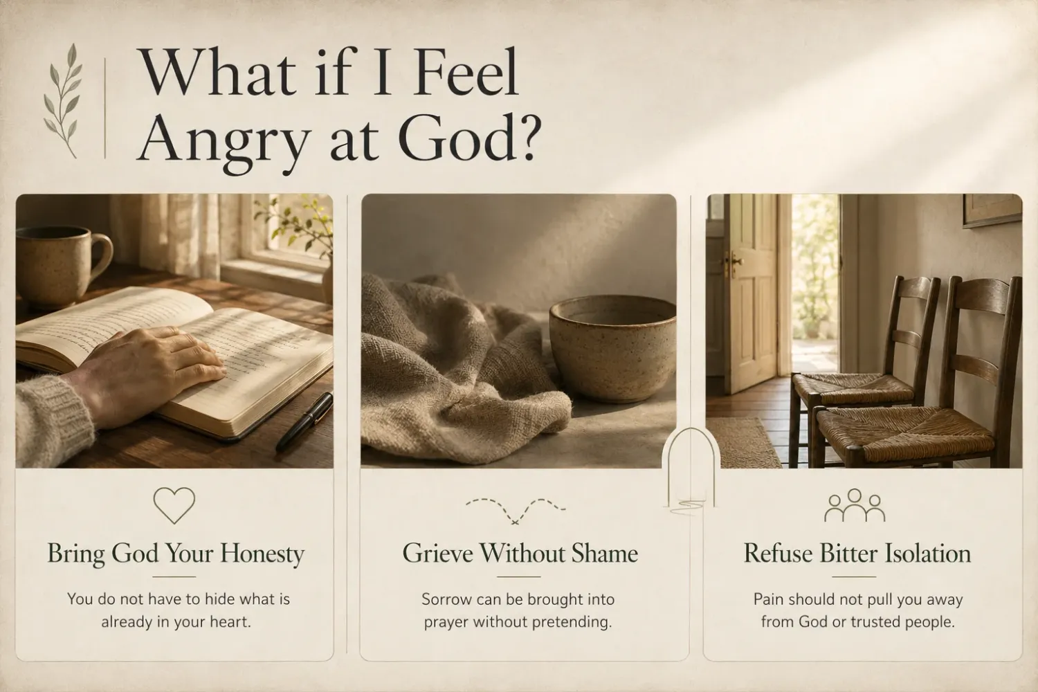 What if I Feel Angry at God?