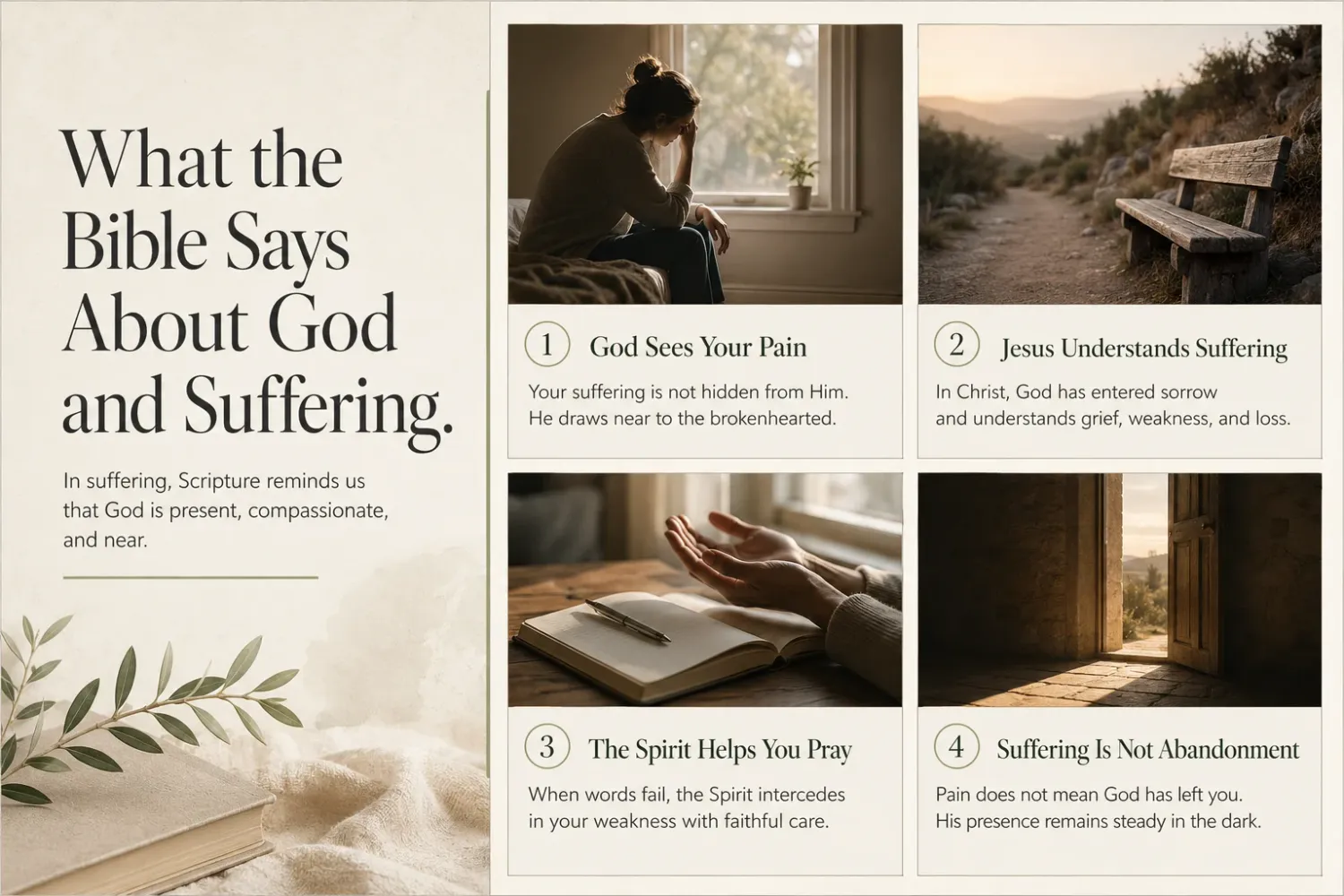 What the Bible Says About God and Suffering