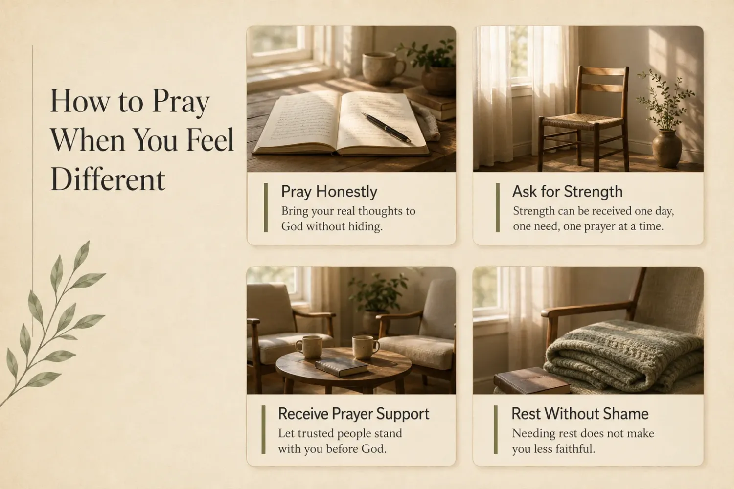 How To Pray When You Feel Different