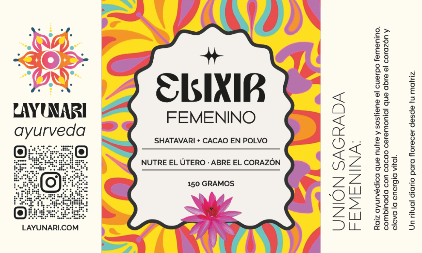 Shatavari + Cacao | Elixir Femenino de Nutrición y Fertilidad