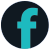 Facebook Logo in black