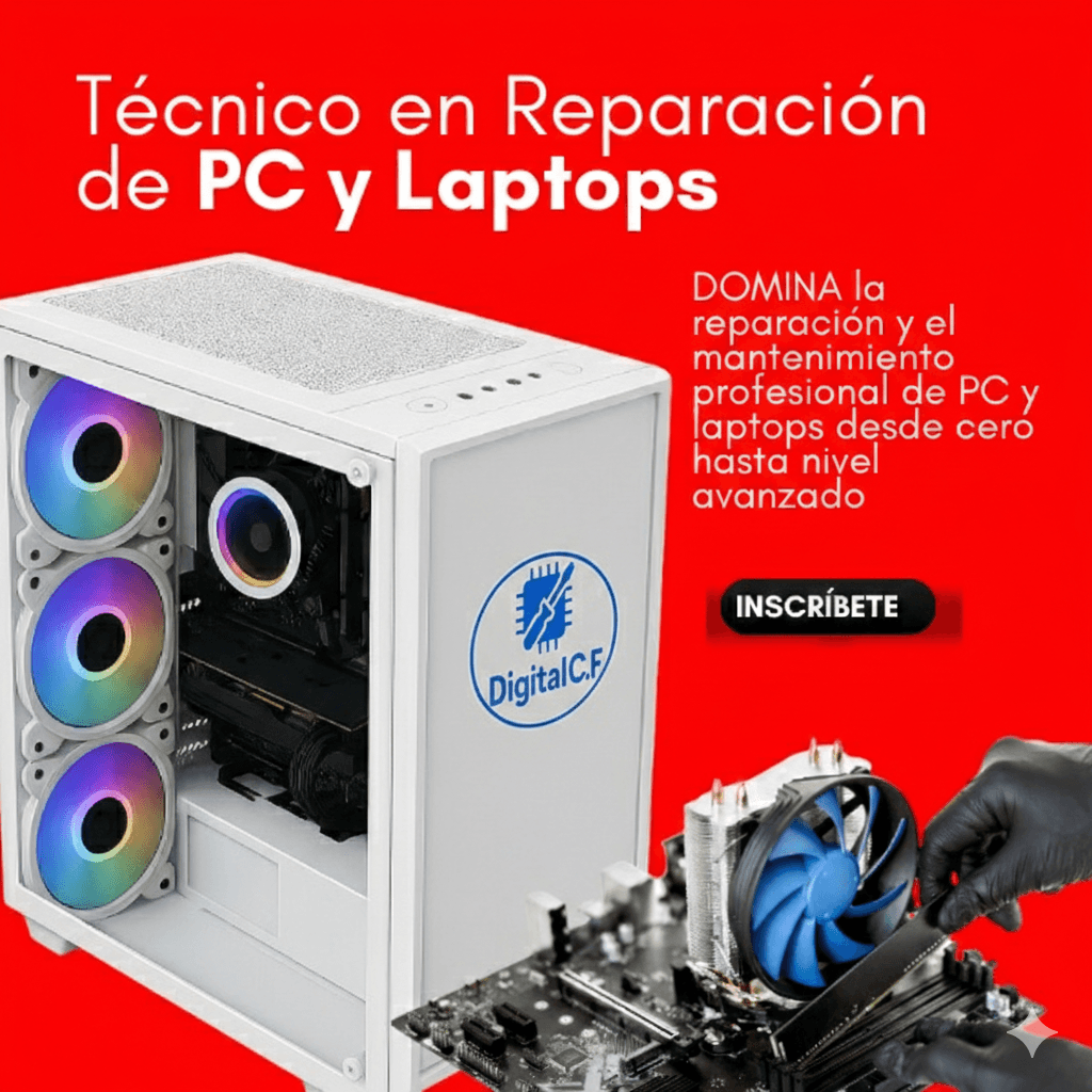 tecnico en Reparacion de pc y laptop