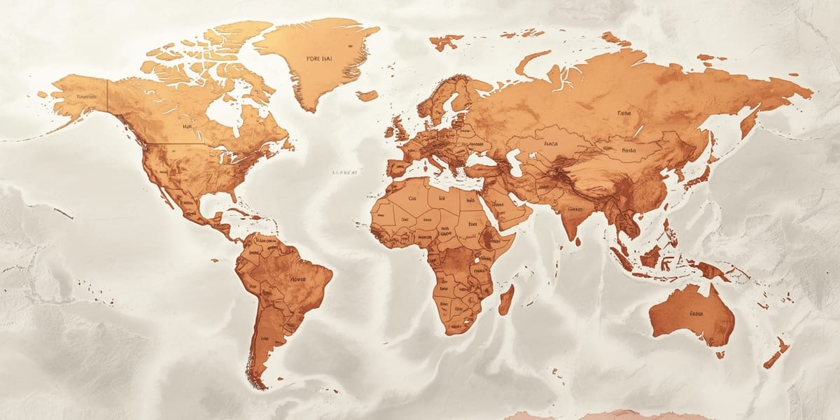 premium digital opportunity map guide mockup cream graphite gold coral