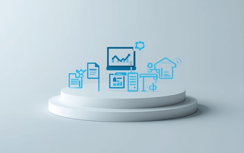 business workflow client service icon