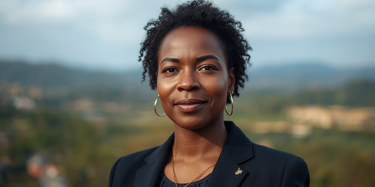Black woman business trainer professional portrait