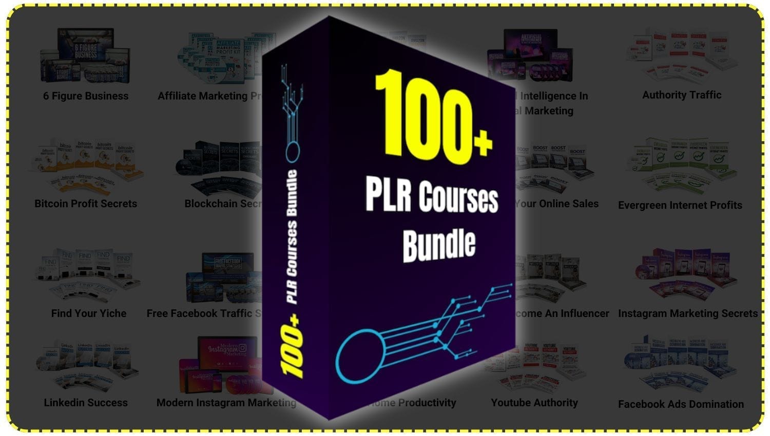 +100 PLR COURSES, Courses whith private label rights, coureses whit master resell rights