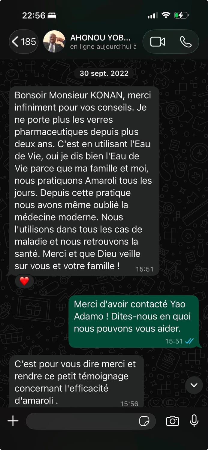 Témoignage 1