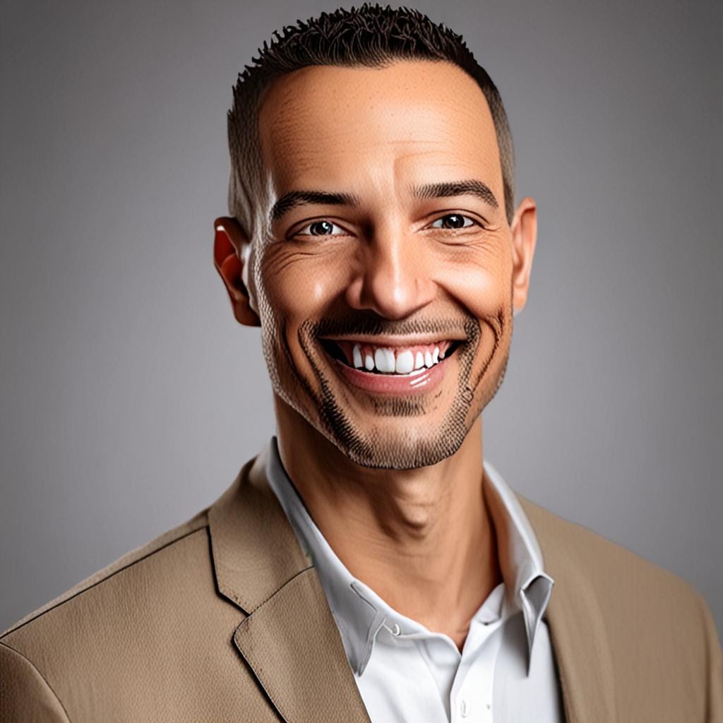 smiling man portrait