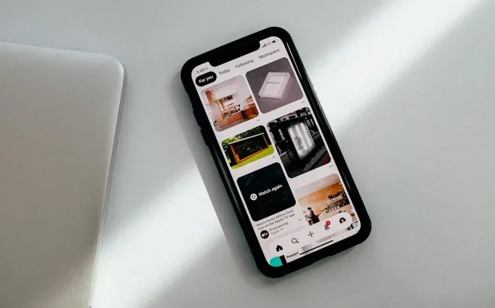 Publicité affichée sur un smartphone