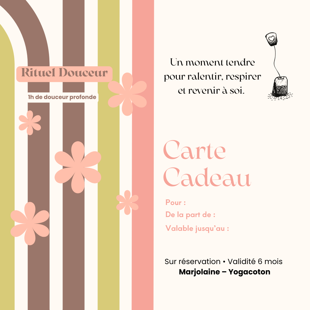 Rituel Douceur – Carte Cadeau (jusqu'au 24 décembre)