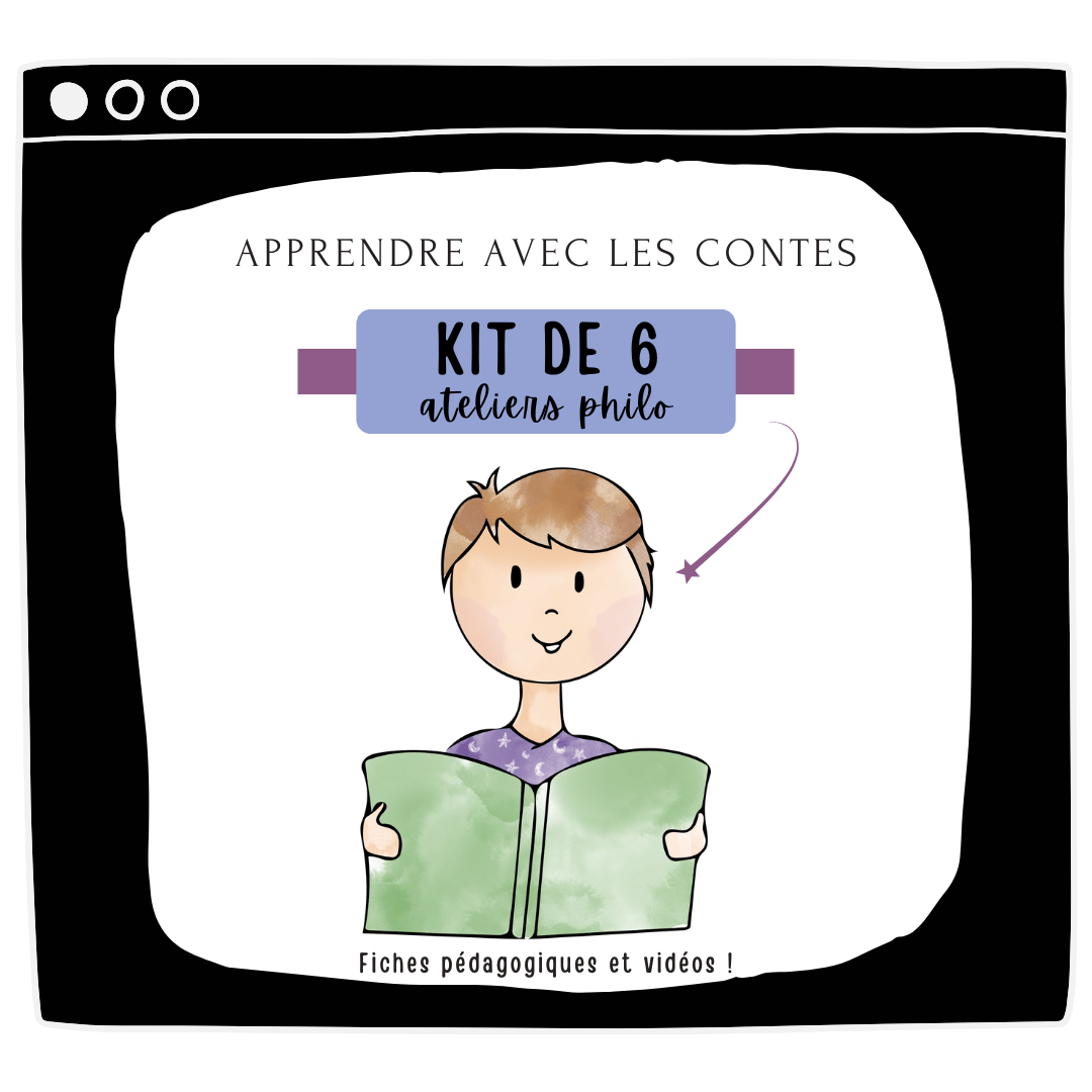 Coffret de 6 ateliers philo - Pour enfants