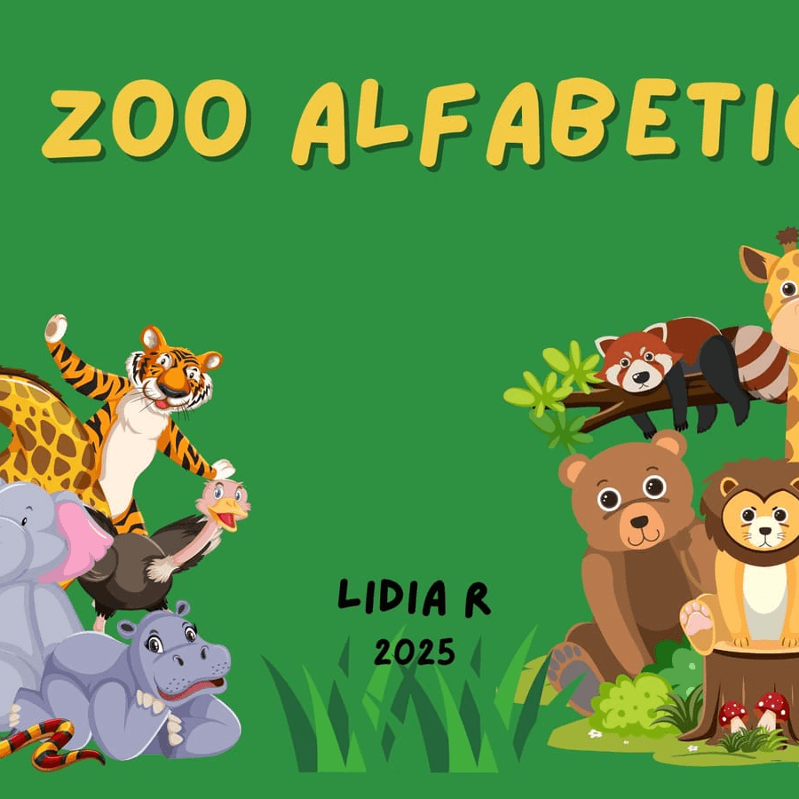 Carte de colorat- ZOO ALFABETIC