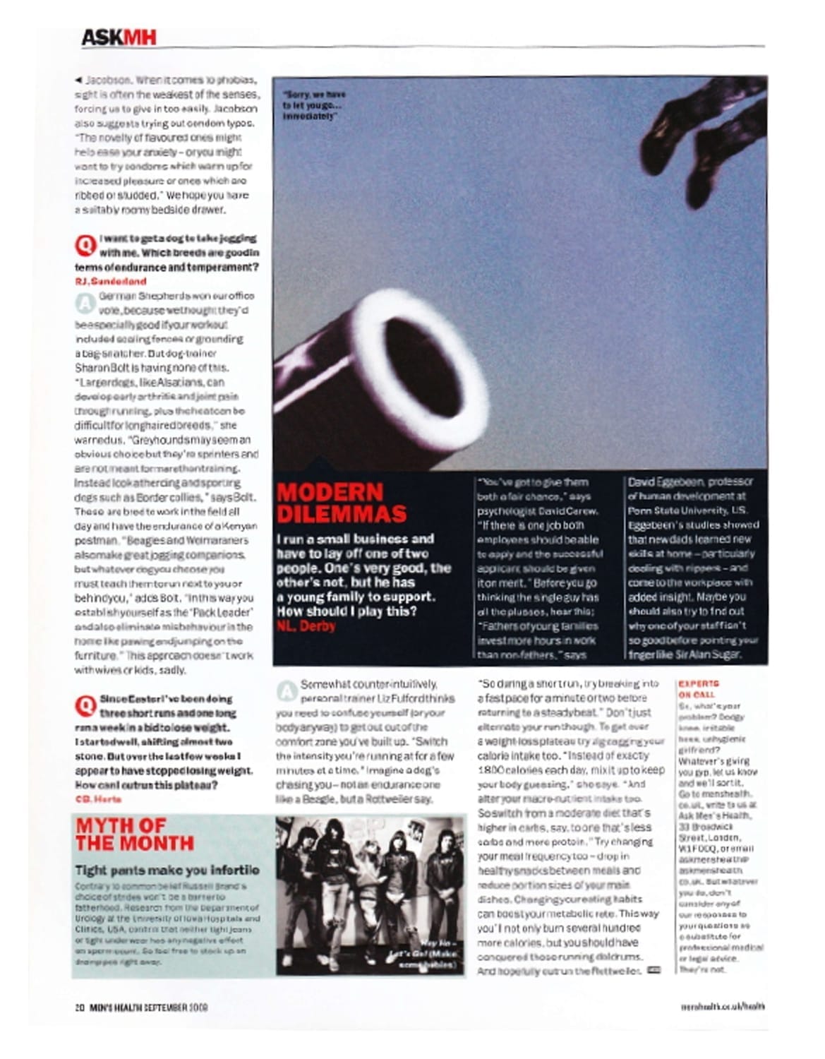 Sharon Bolt dog expert tips featured in Men’s Health magazine UK