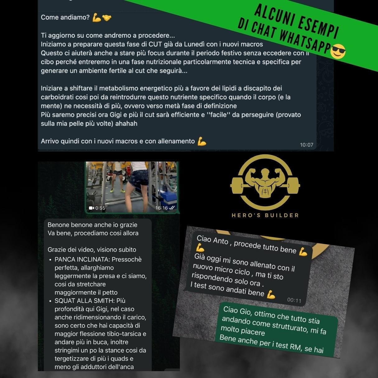 Supporto WhatsApp Heros Builder