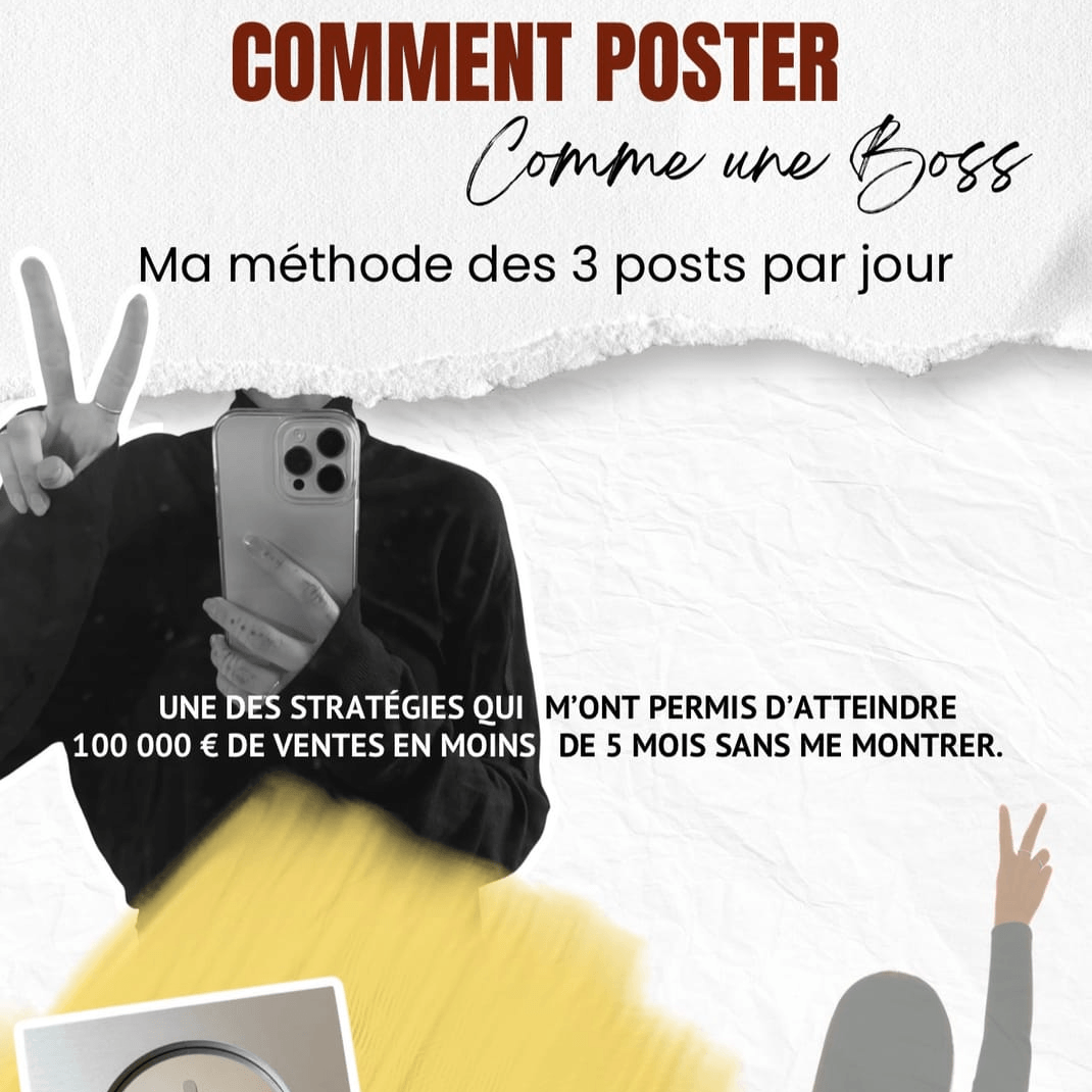 Comment poster comme une boss! ✨