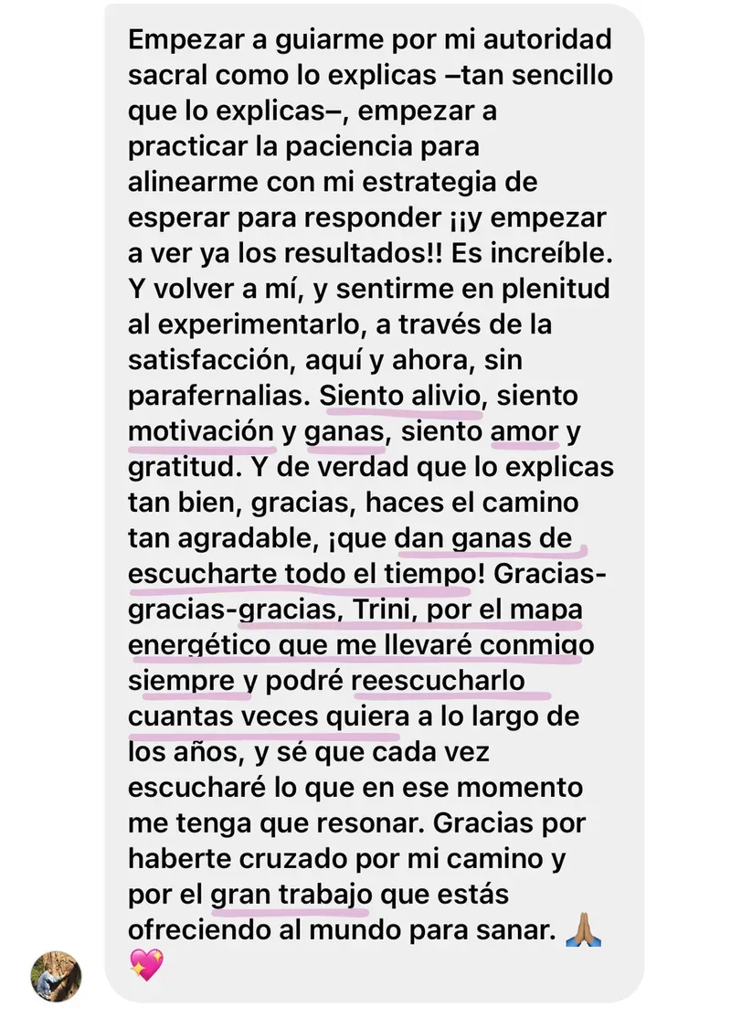 Testimonio Real Trini Cubillos