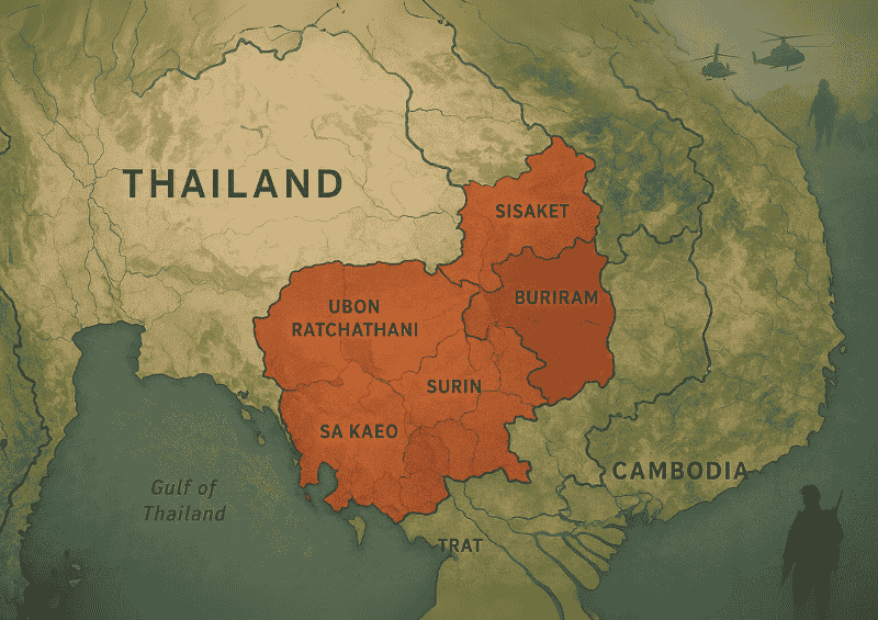 Thailand Travel Alert: Border Tensions Escalate Near Cambodia – 7 Provinces Marked No-Go