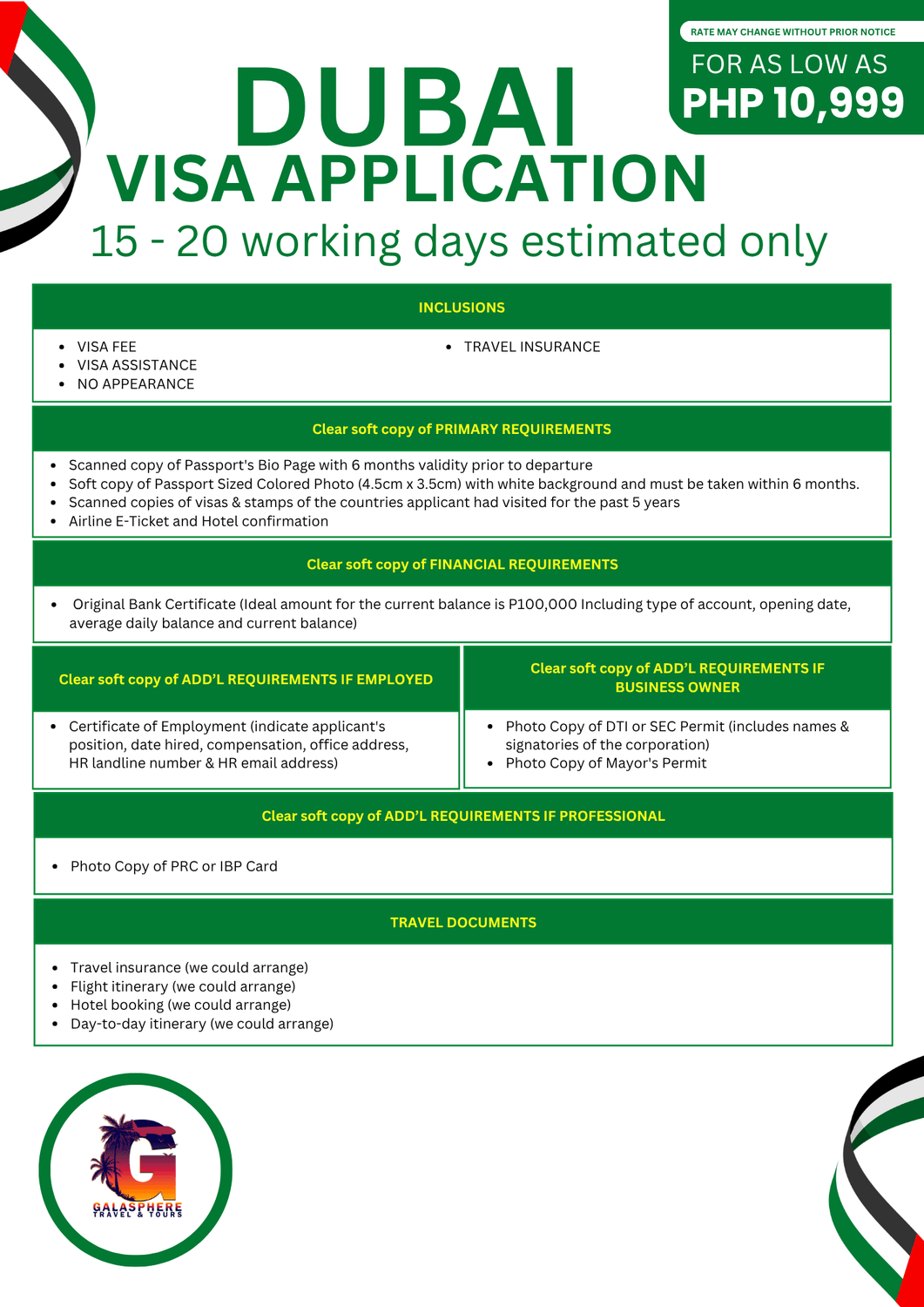 DUBAI VISA APPLICATION