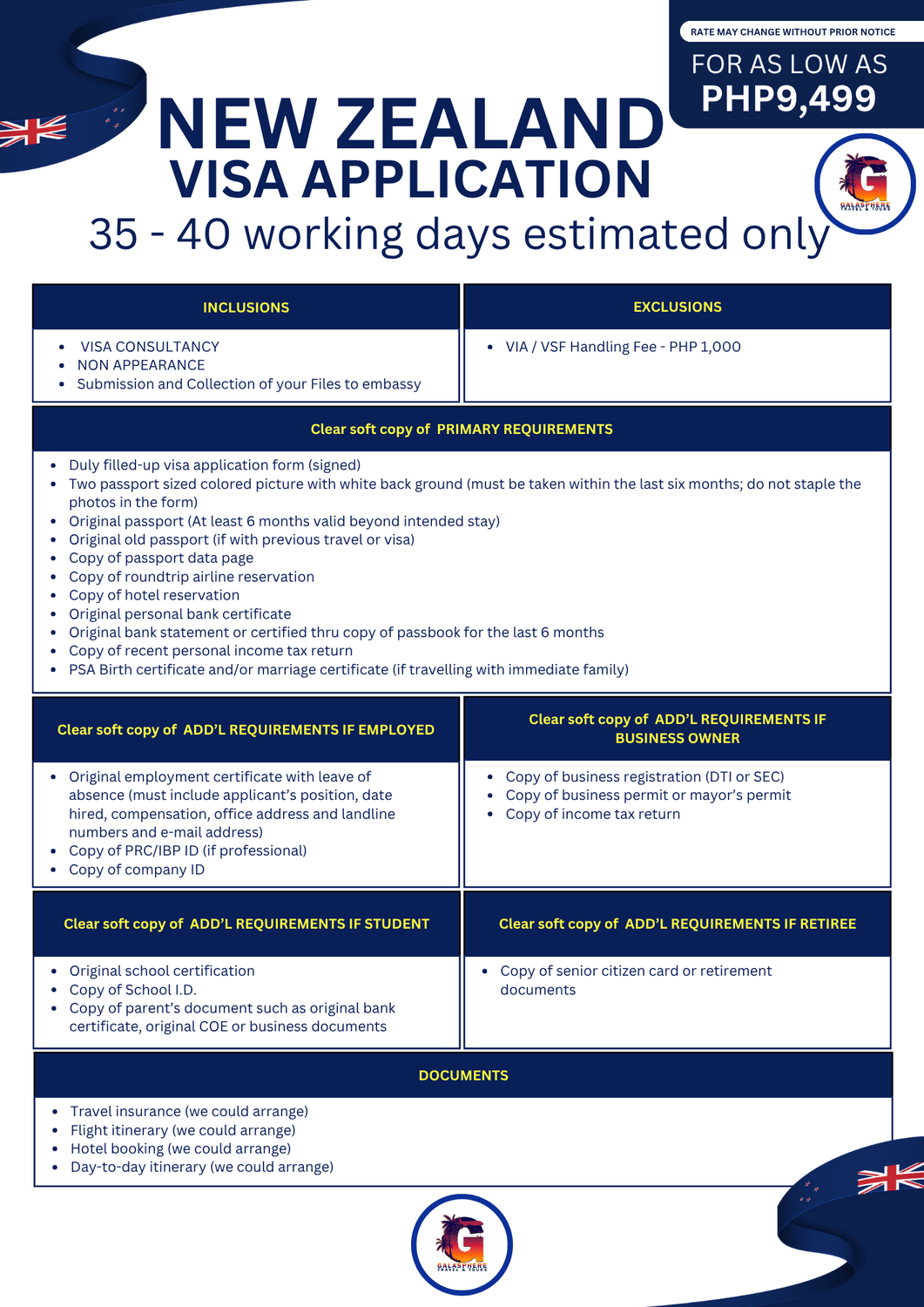 NEW ZEALAND VISA APPLICATION