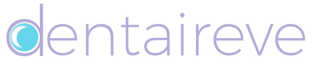 Logo dentaireve parme et bleu azur
