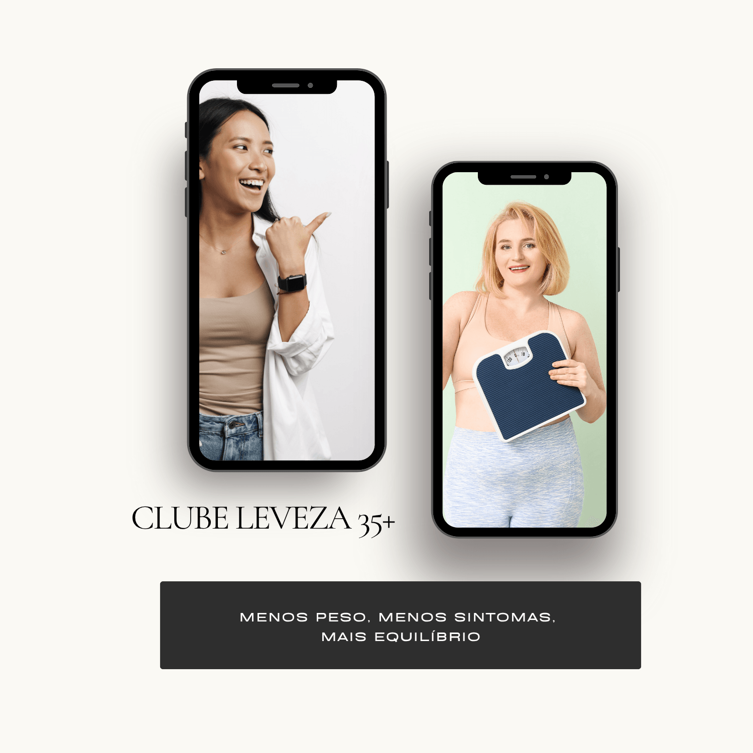 Canal exclusivo Whatsapp - Clube Leveza 35+