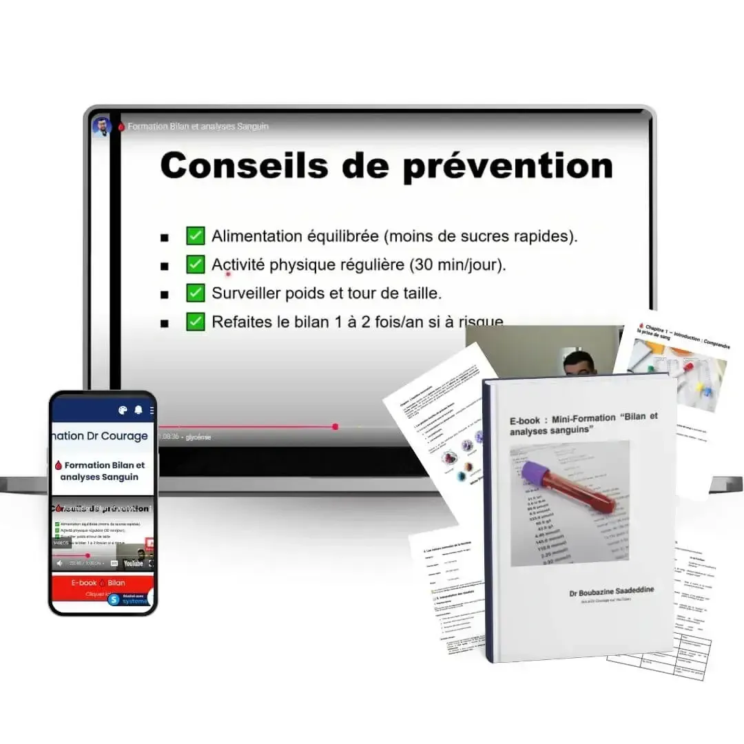 Bilans sanguins — mini-formation et e-book sur les analyses sanguines
