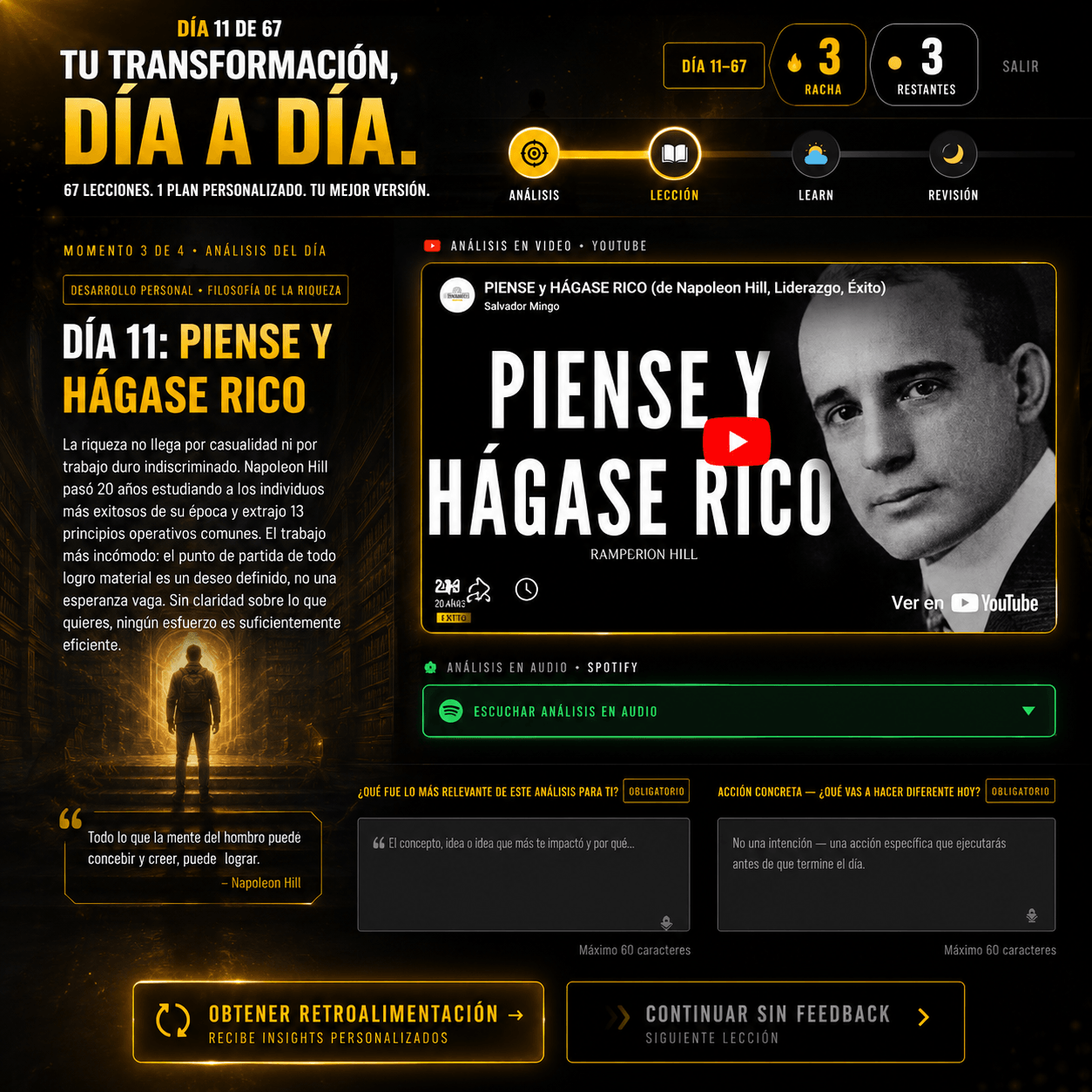 Lección del Día — Revolución 180