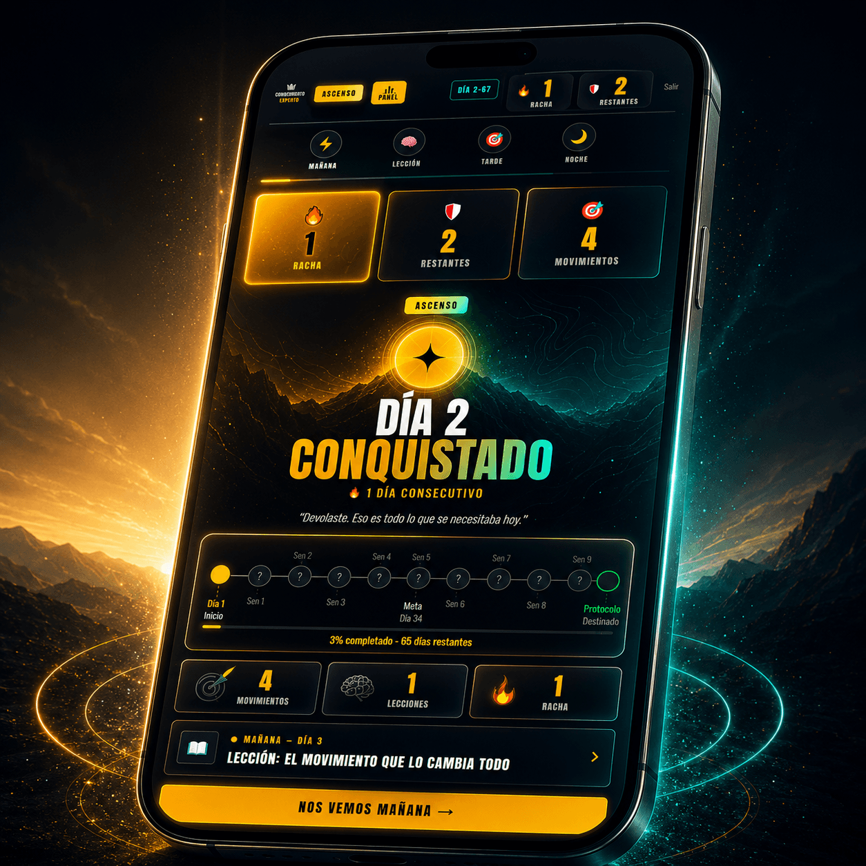Revolución 180 Grados · Ascenso — Sistema en acción