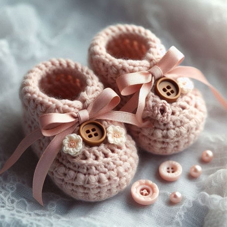 This Month's Crochet Project: Adorable Baby Shoes